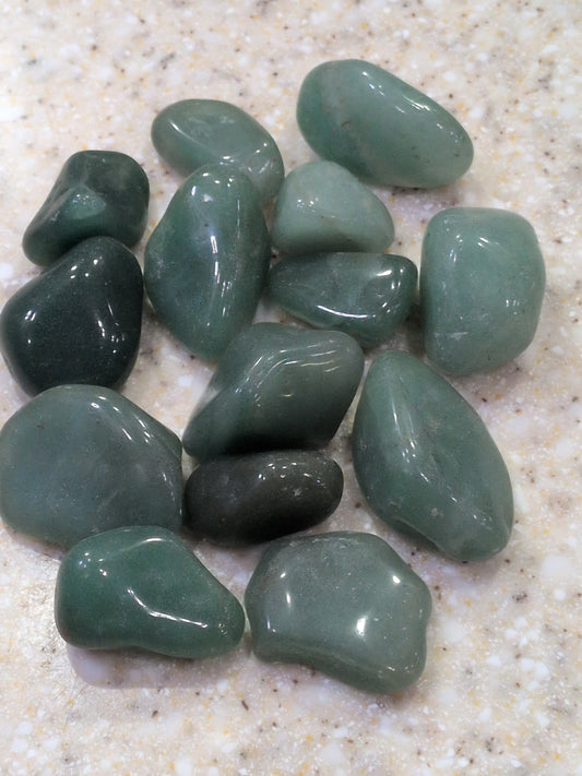 Green Quartz Tumbled stone