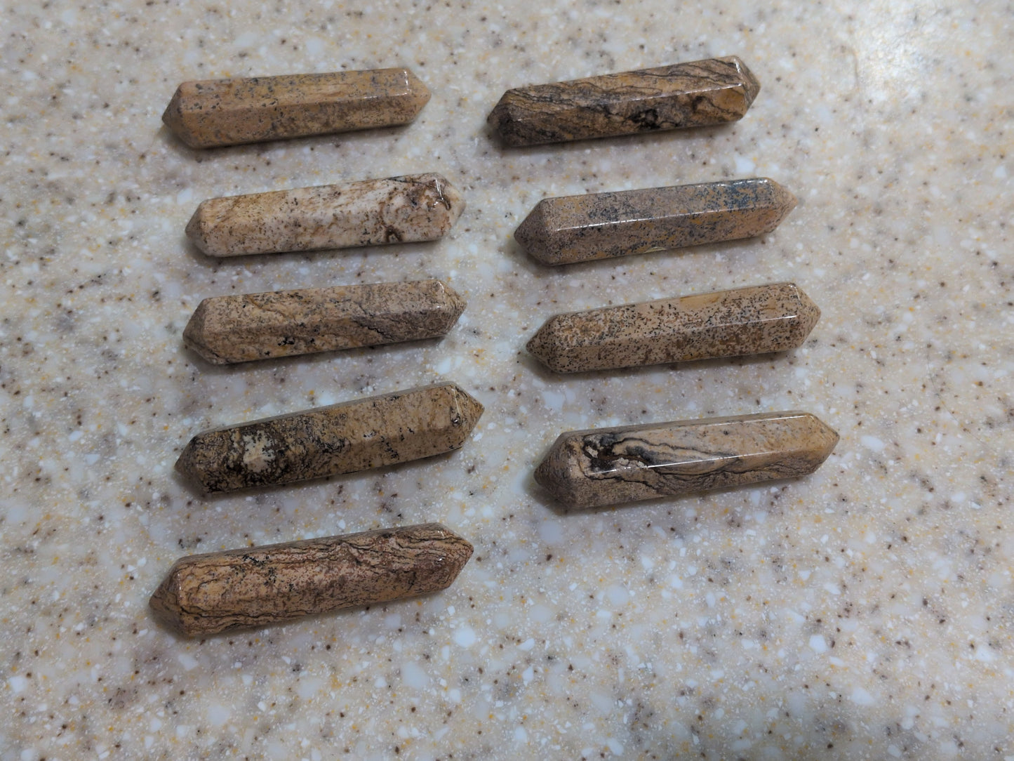 Picture Jasper double point wand