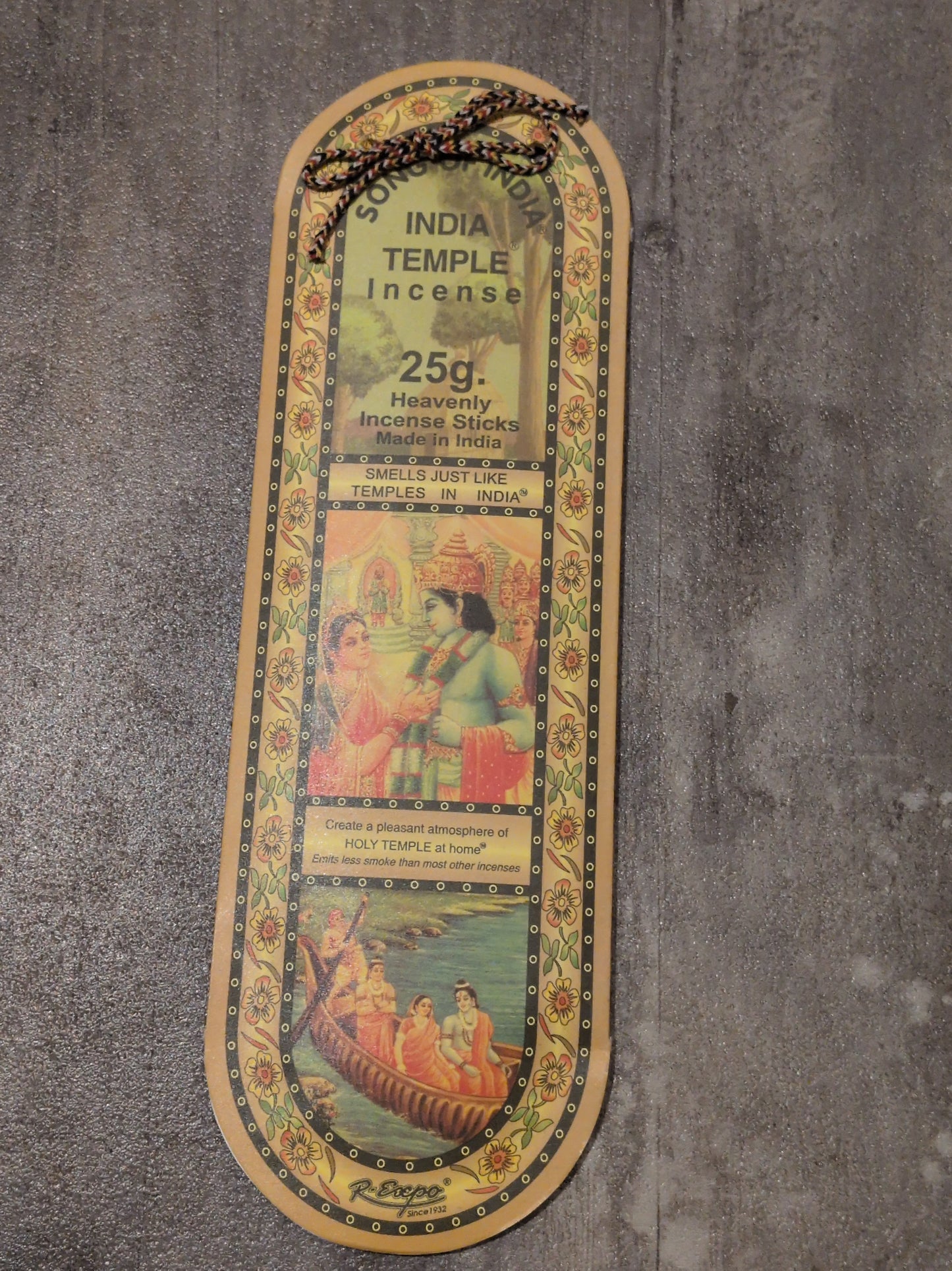 Song of India 25g Indian Temple Incense