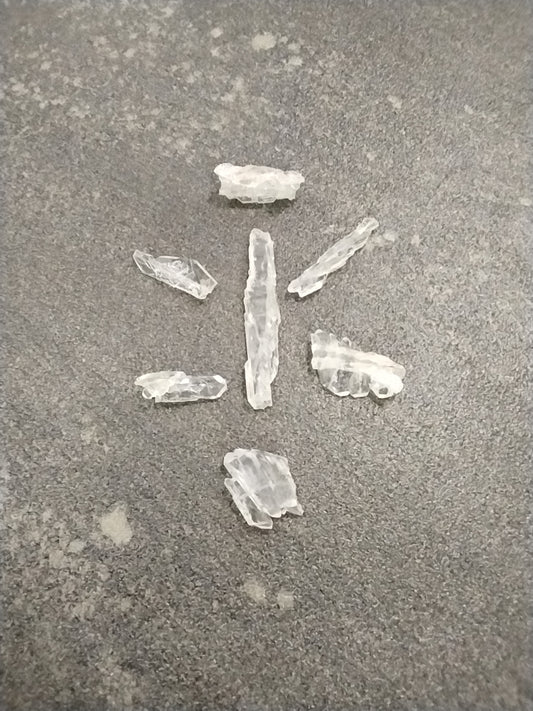Medium Faden Quartz crystal