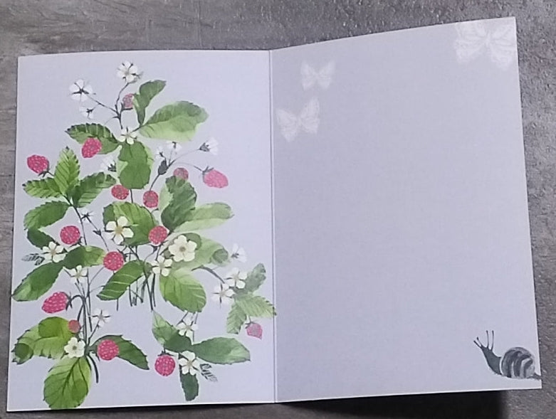 Strawberries & Butterflies Thinking of You Gift Card