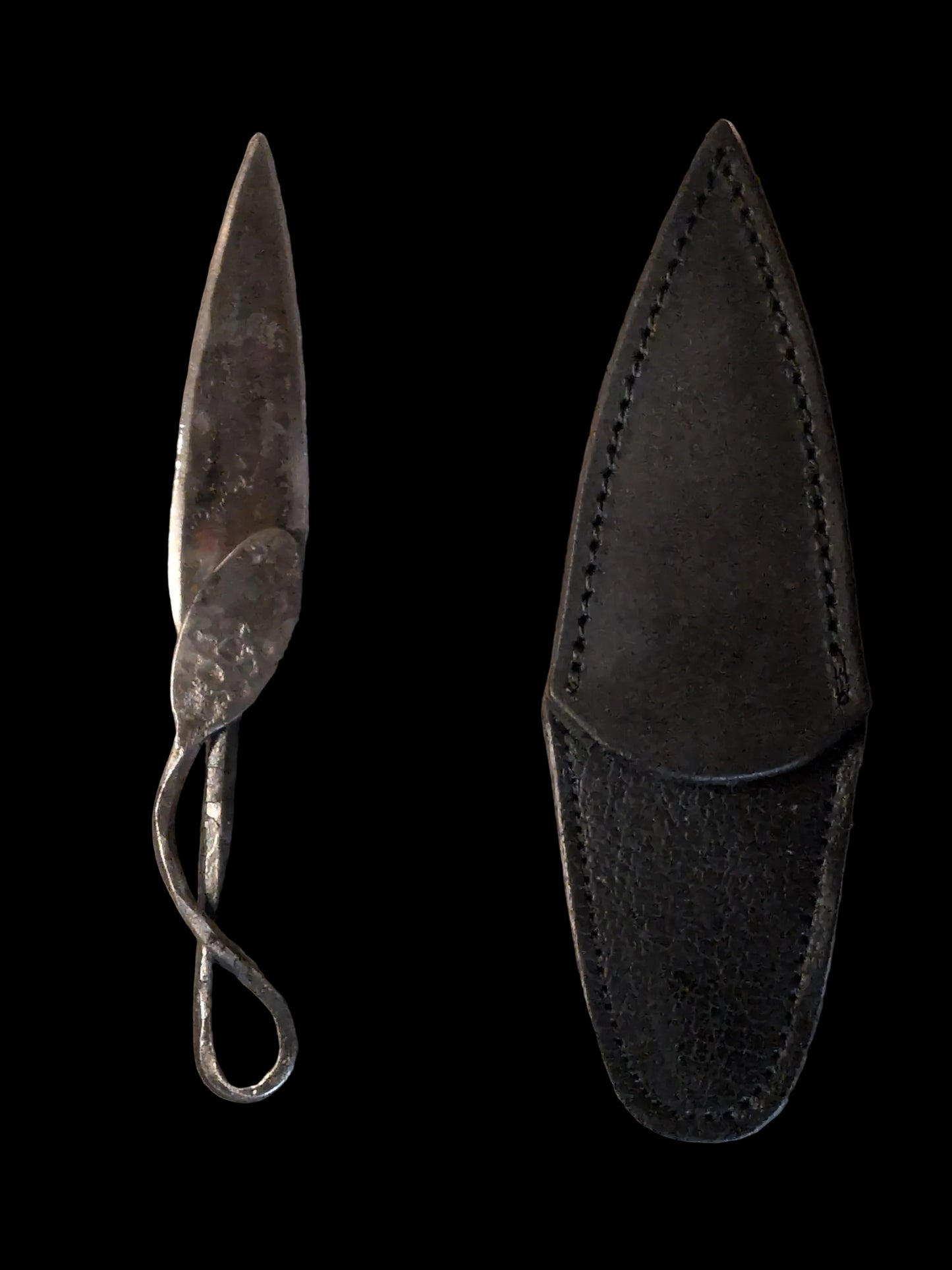 Rite Edge Forged Series Leaf Handle Athame