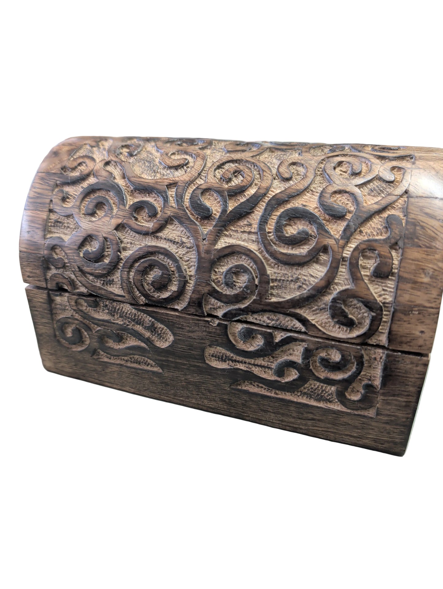 Mango Wood Chest Celtic Tree Design