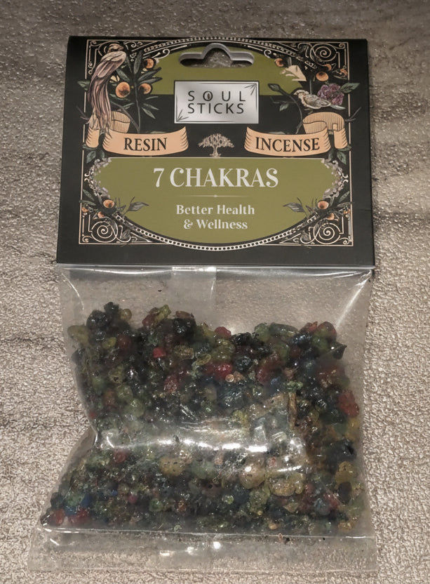 Soul Sticks Resin Incense 7 Chakras