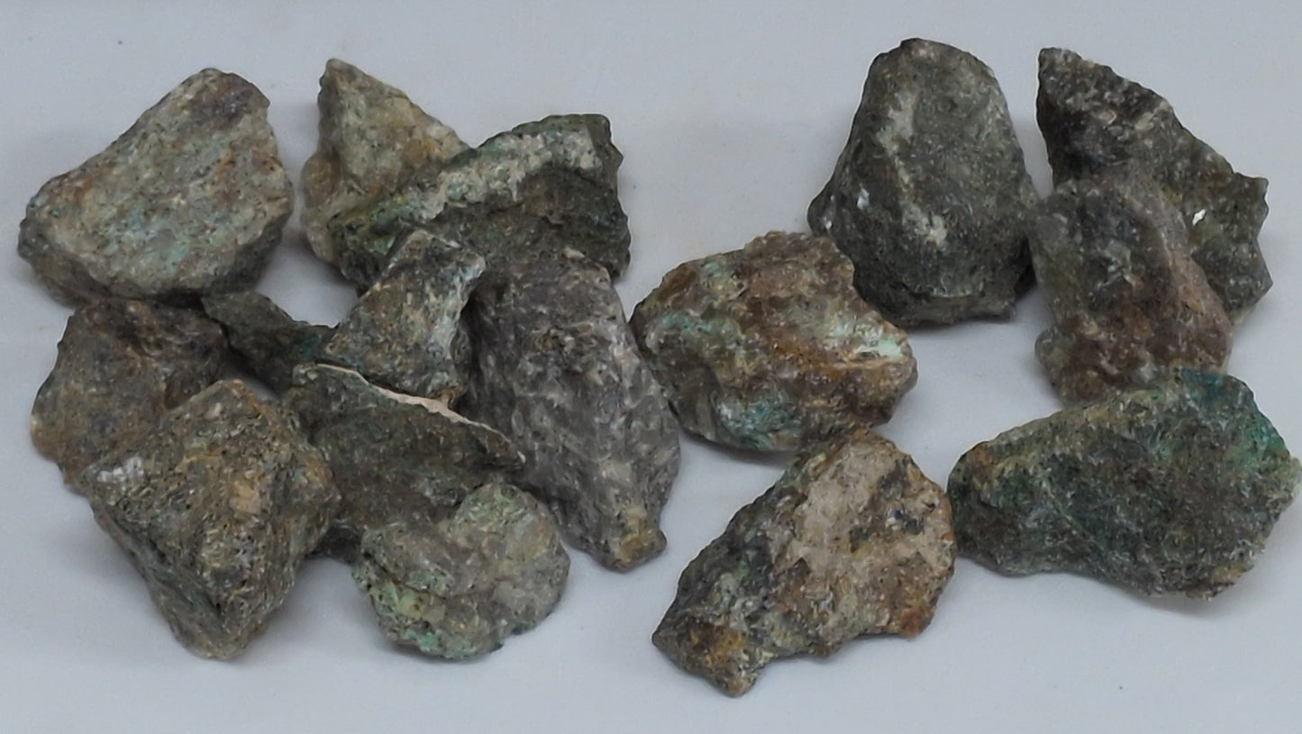 Rough Chrysacolla stone