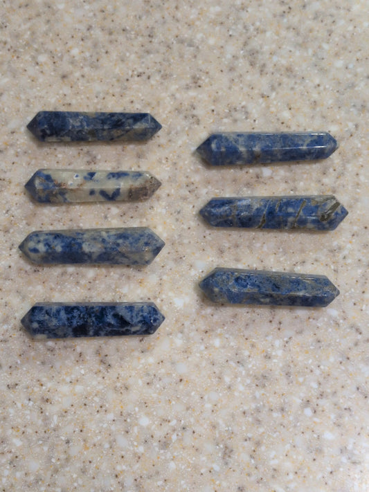 Sodalite double point wand