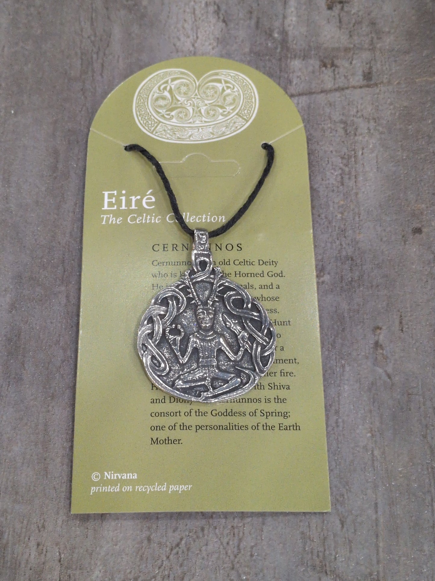 Eiré Celtic Collection Cernunnos Pewter Amulet