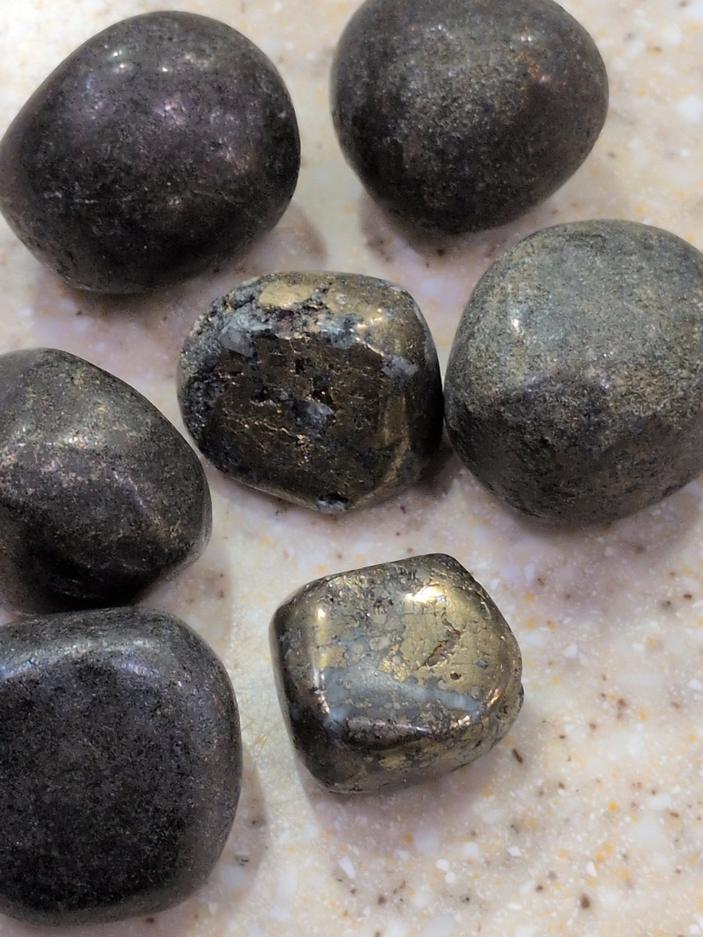 Chalcopyrite Tumbled stone