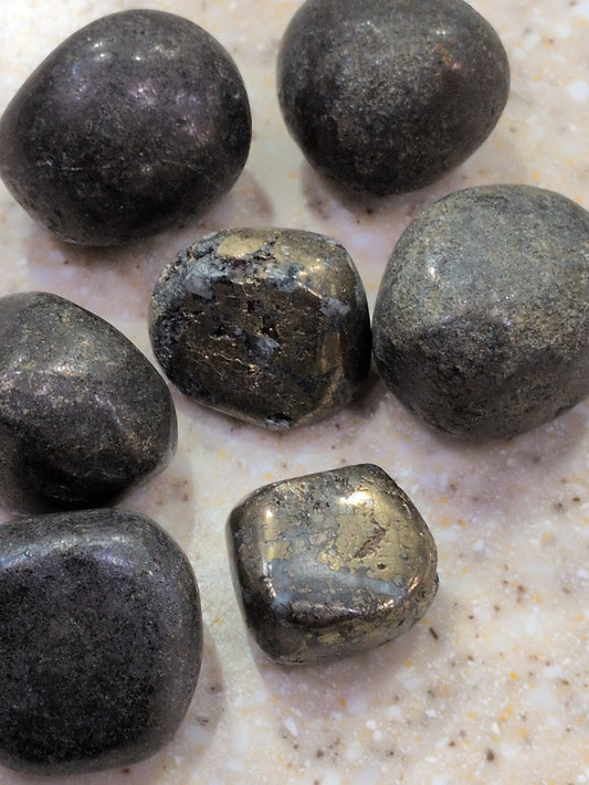 Chalcopyrite Tumbled stone