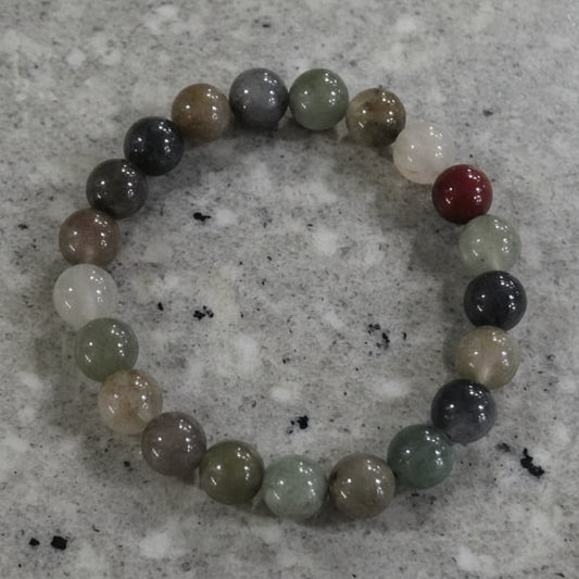 Elastic 8mm African Bloodstone
