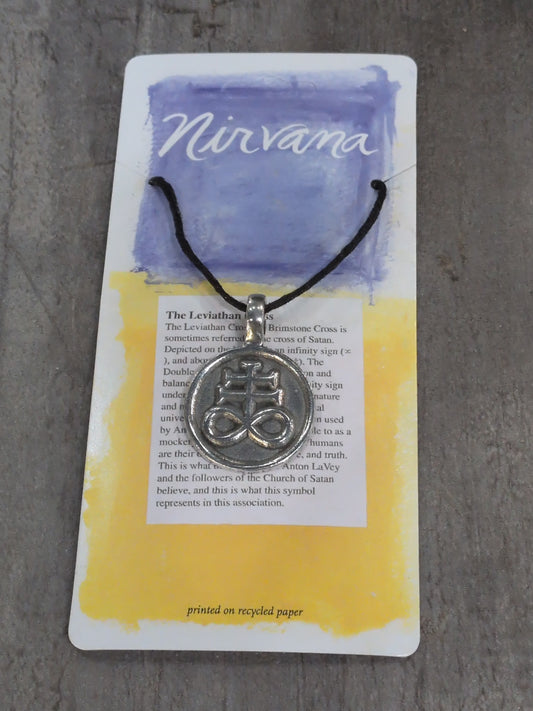 Nirvana The Leviathan Cross Pewter Amulet