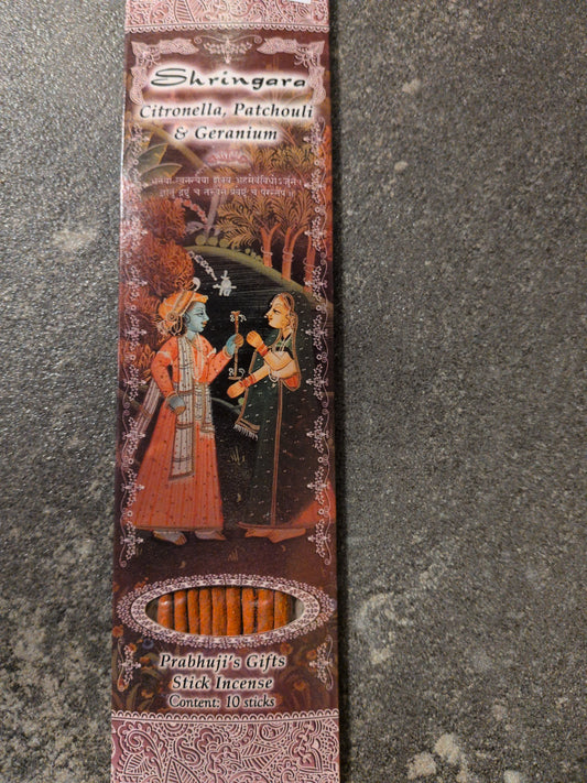 Prabhuji's Incense 10 sticks Shringara