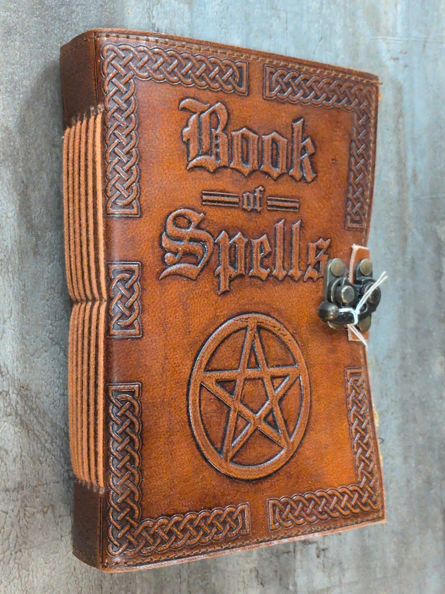 Book of Spells Leather Journal 5x7