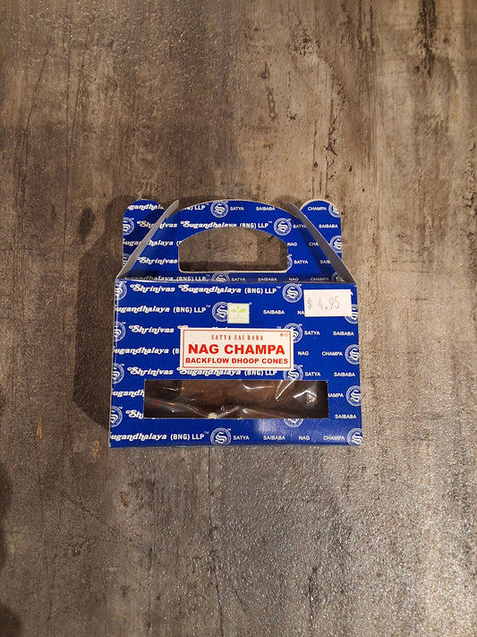 Satya Nag Champa 24 Backflow Cones