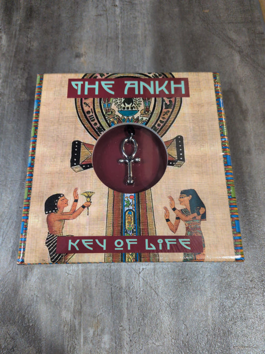 The Ankh key of Life- Pendant & 96ph guidebook