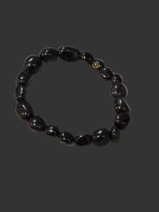 Obsidian Nugget Bracelet