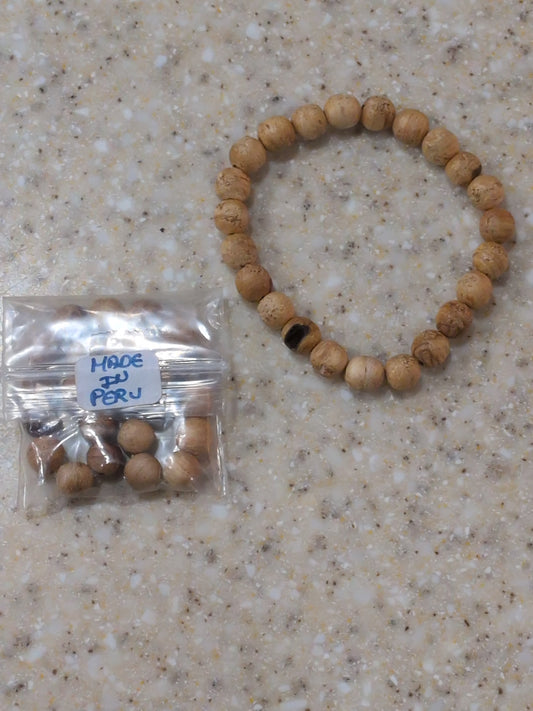 Palo Santos round bead bracelet