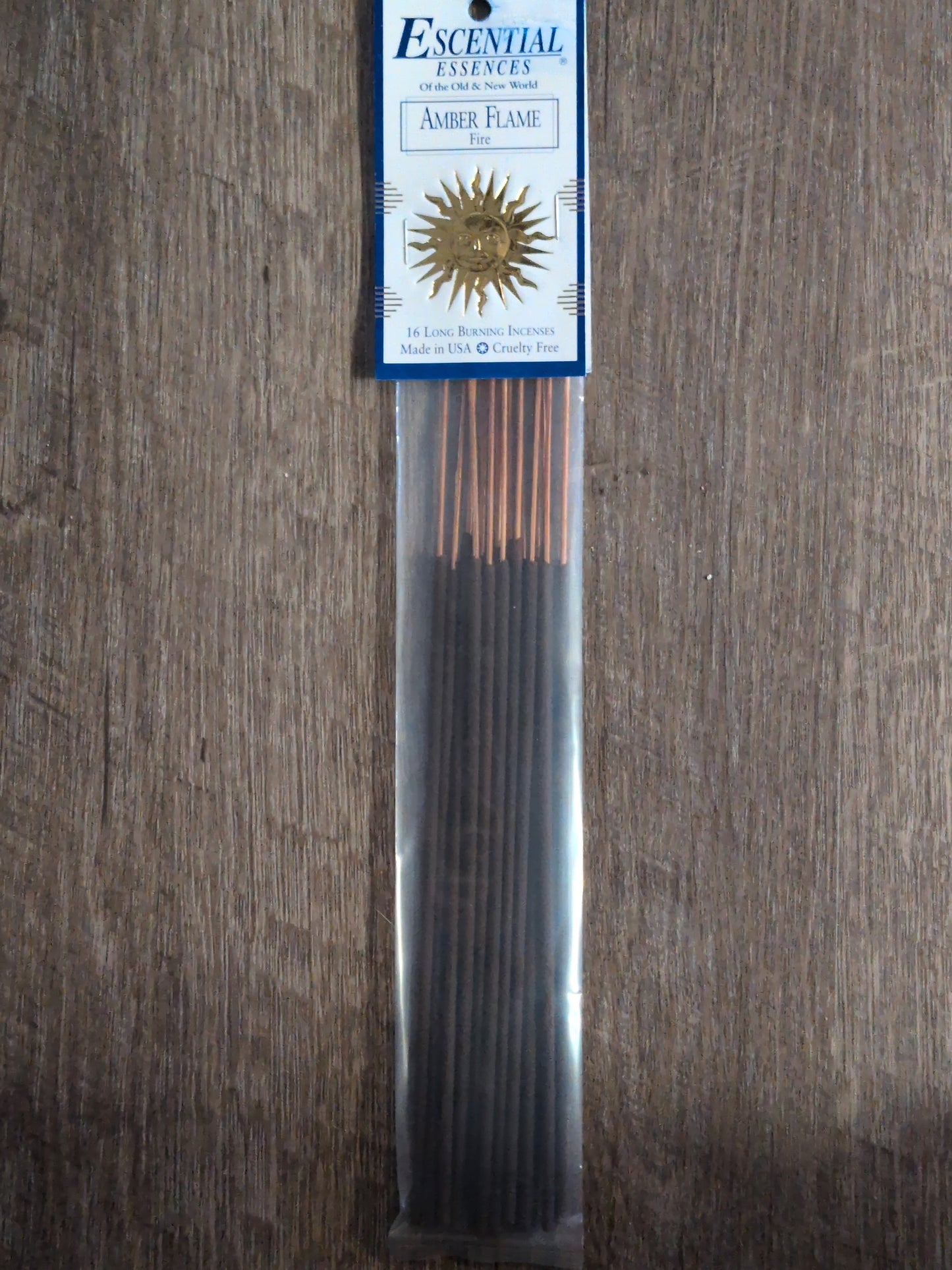 Escential Essences Incense 16 sticks Amber Flame