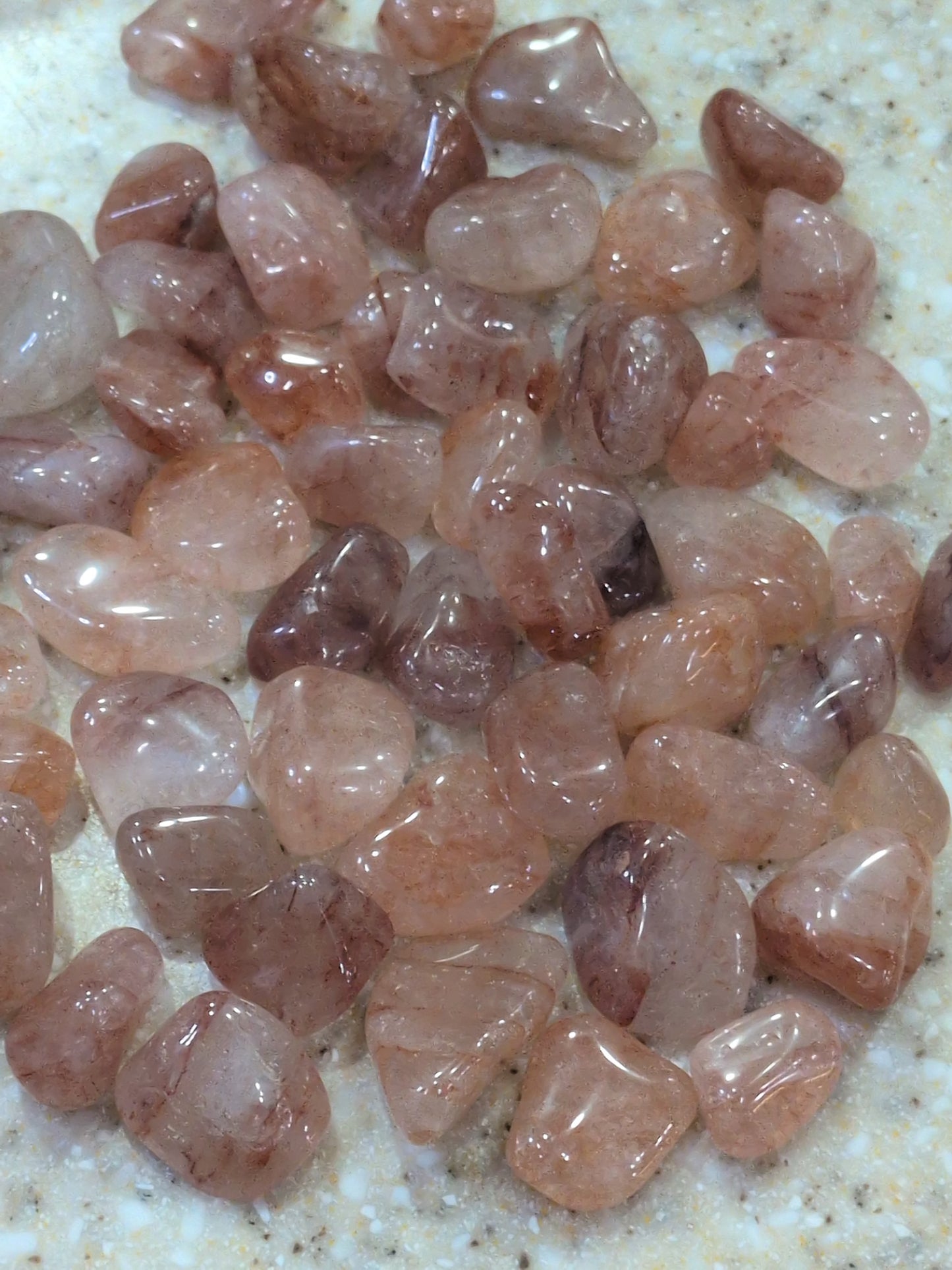 Strawberry Quartz Tumbled stone