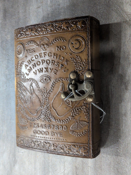 Ouija Board Leather Journal 5x7