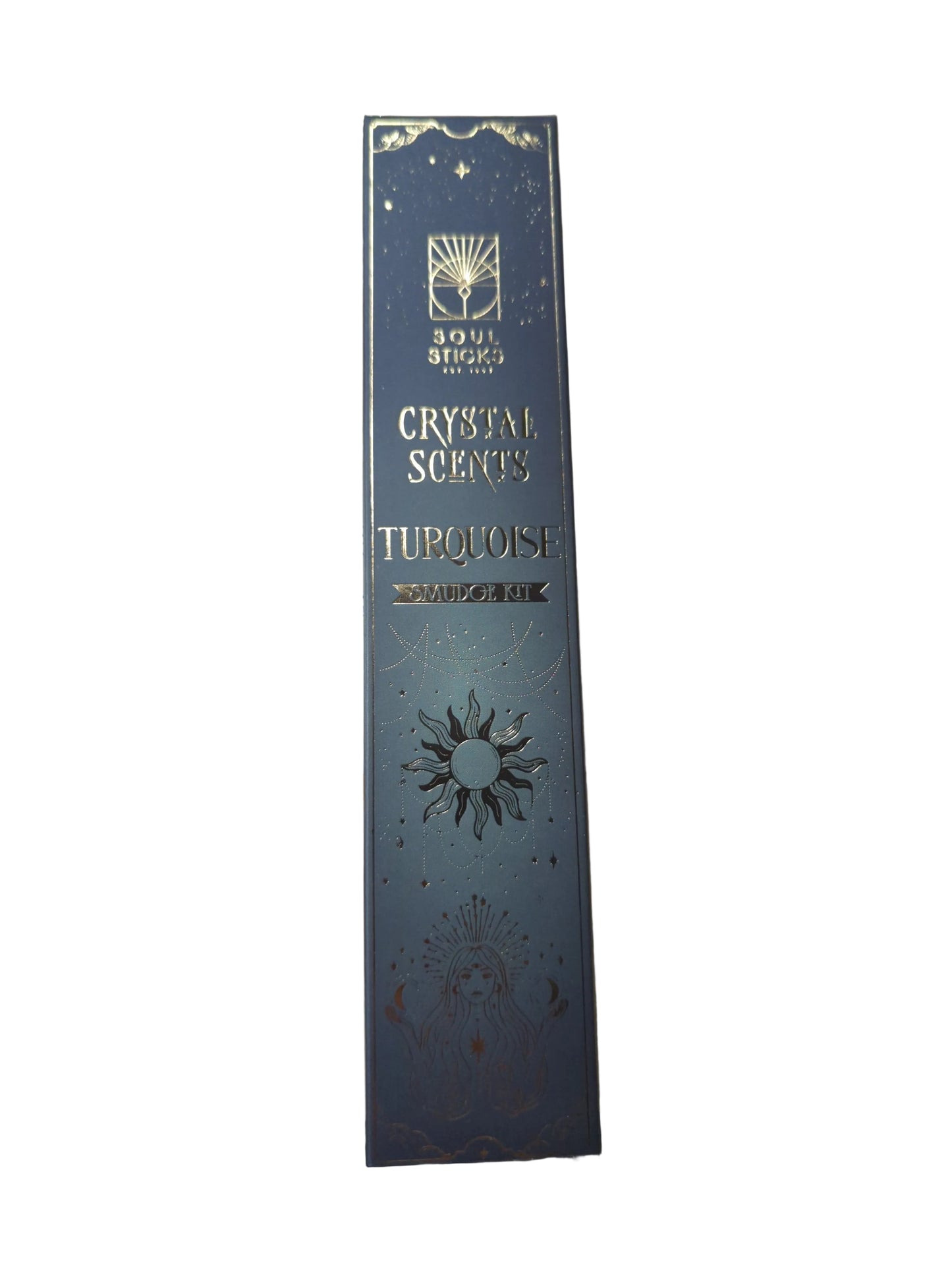 Soul Sticks Crystal Scents Turquoise Smudge kit