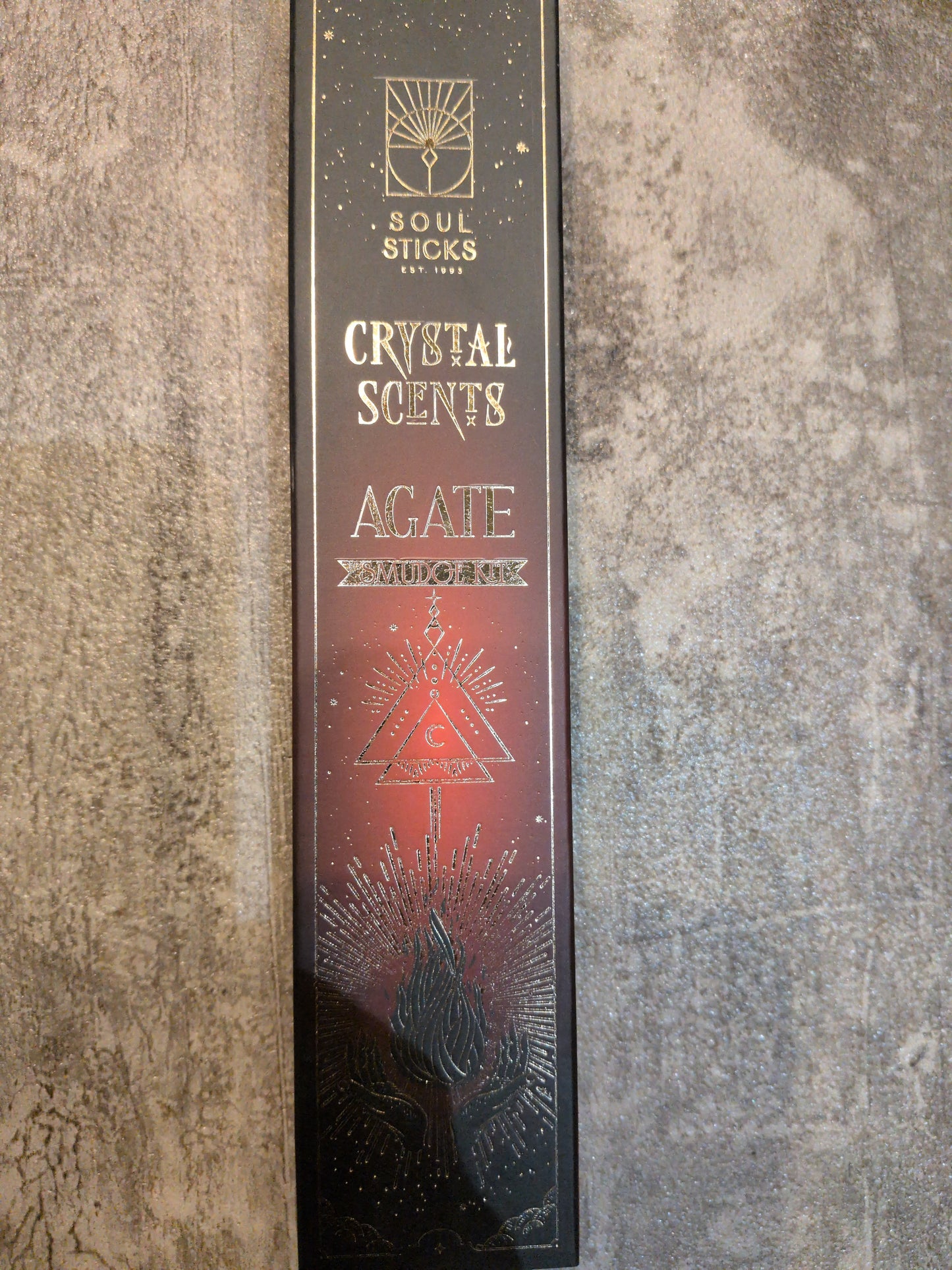 Soul Sticks Crystal Scents Agate Smudge kit