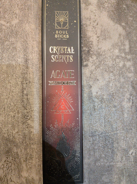 Soul Sticks Crystal Scents Agate Smudge kit