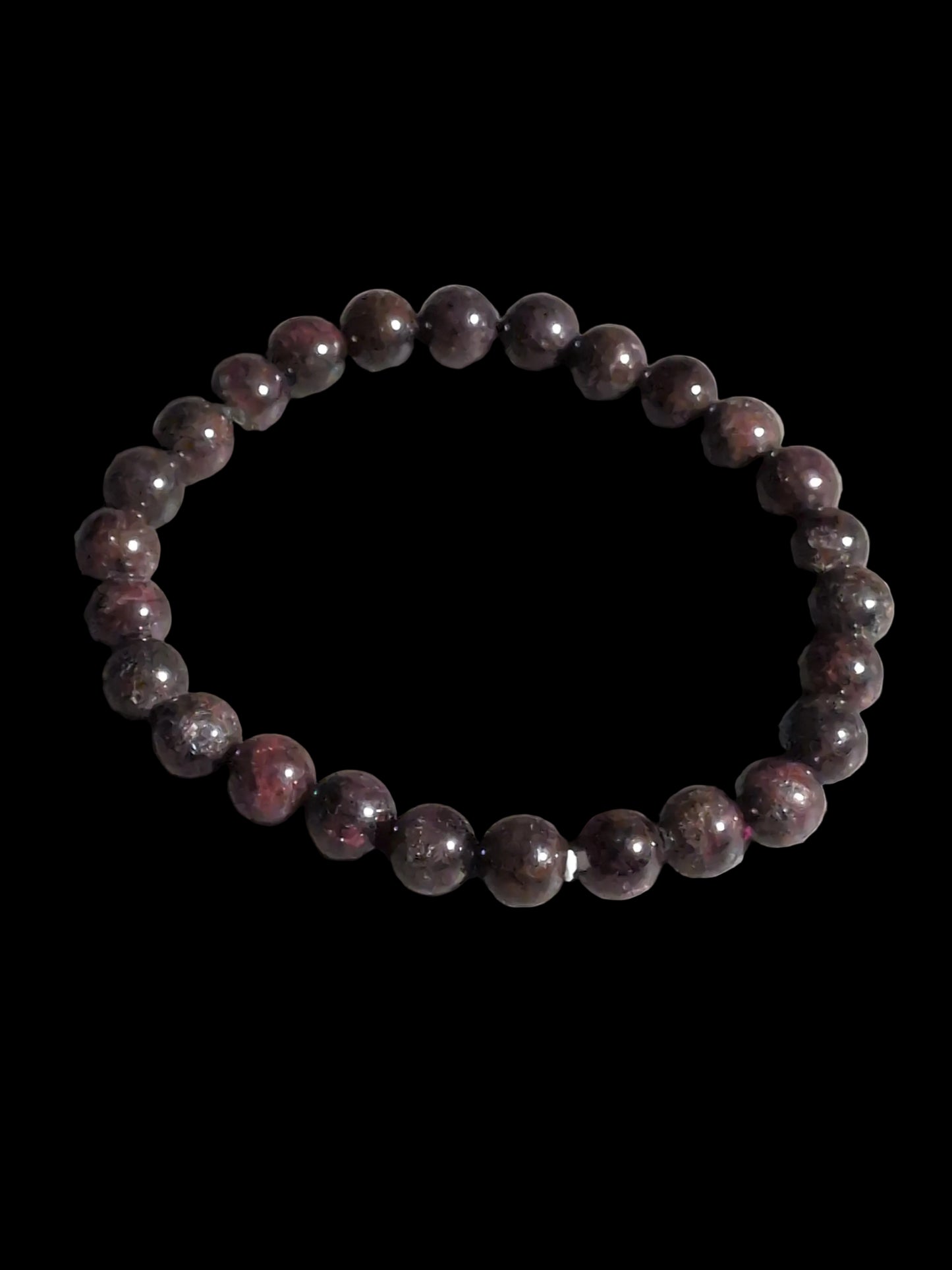8mm round bead Bracelet Red Garnet