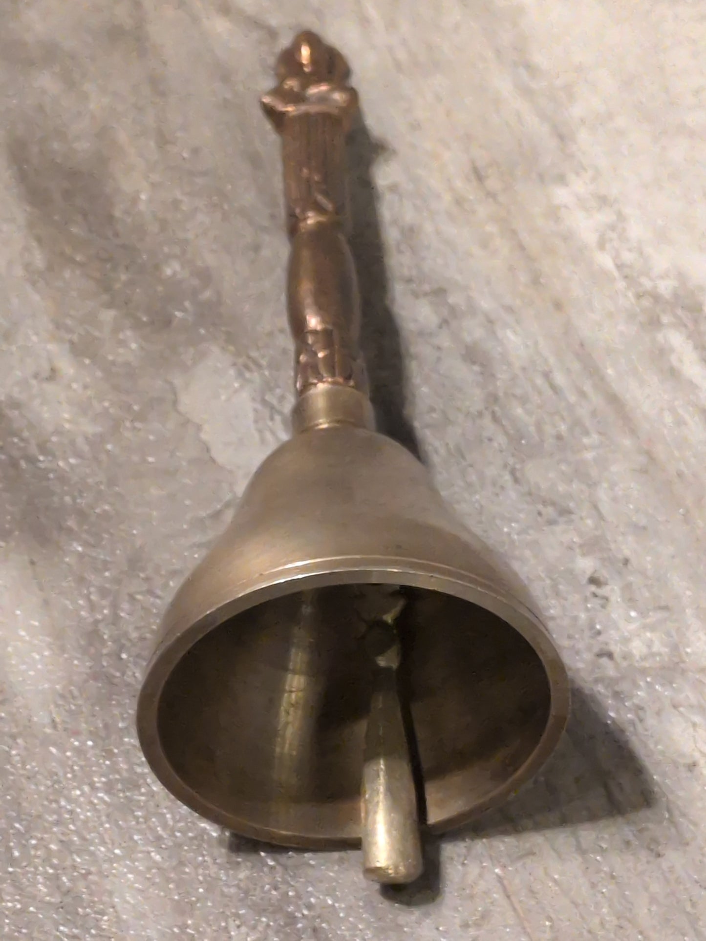 6" Buddha Brass Offering Bell