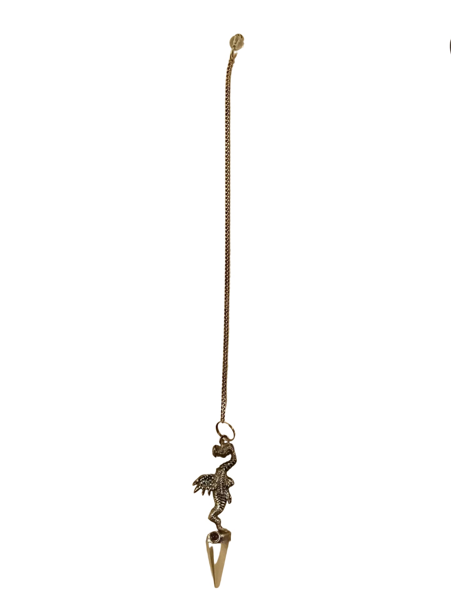 Dragon With Clear Quartz Point Pendulum