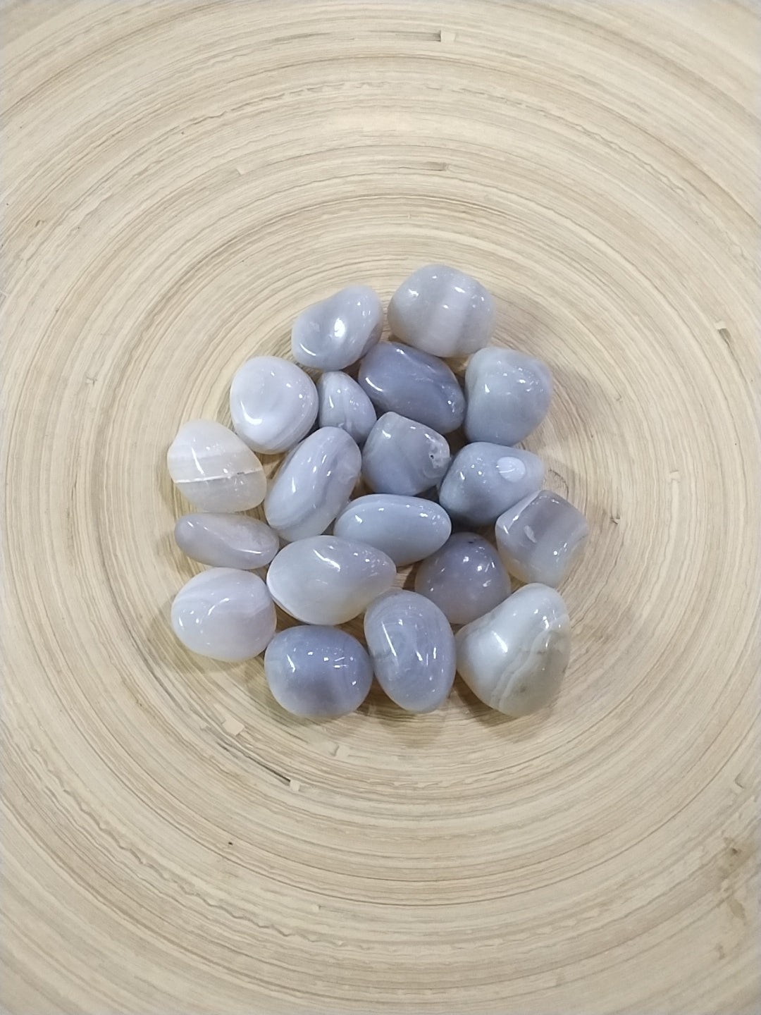 Small Blue Chalcedony Tumbled stone