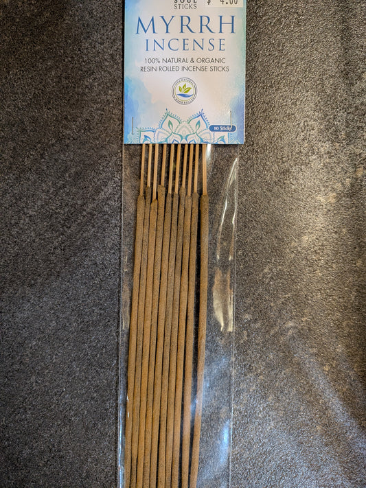 Soul Sticks Incense 10 sticks Myrrh