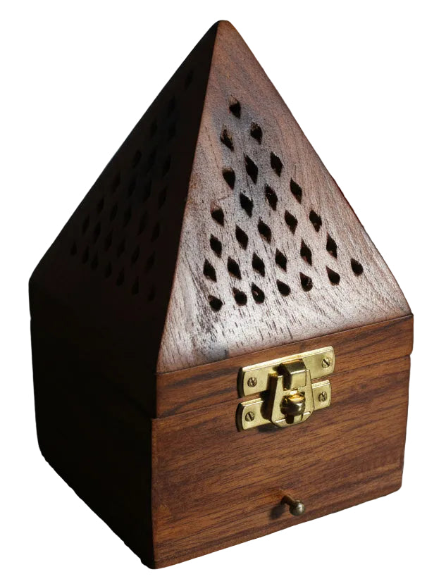 Wooden Pyramid Incense burner
