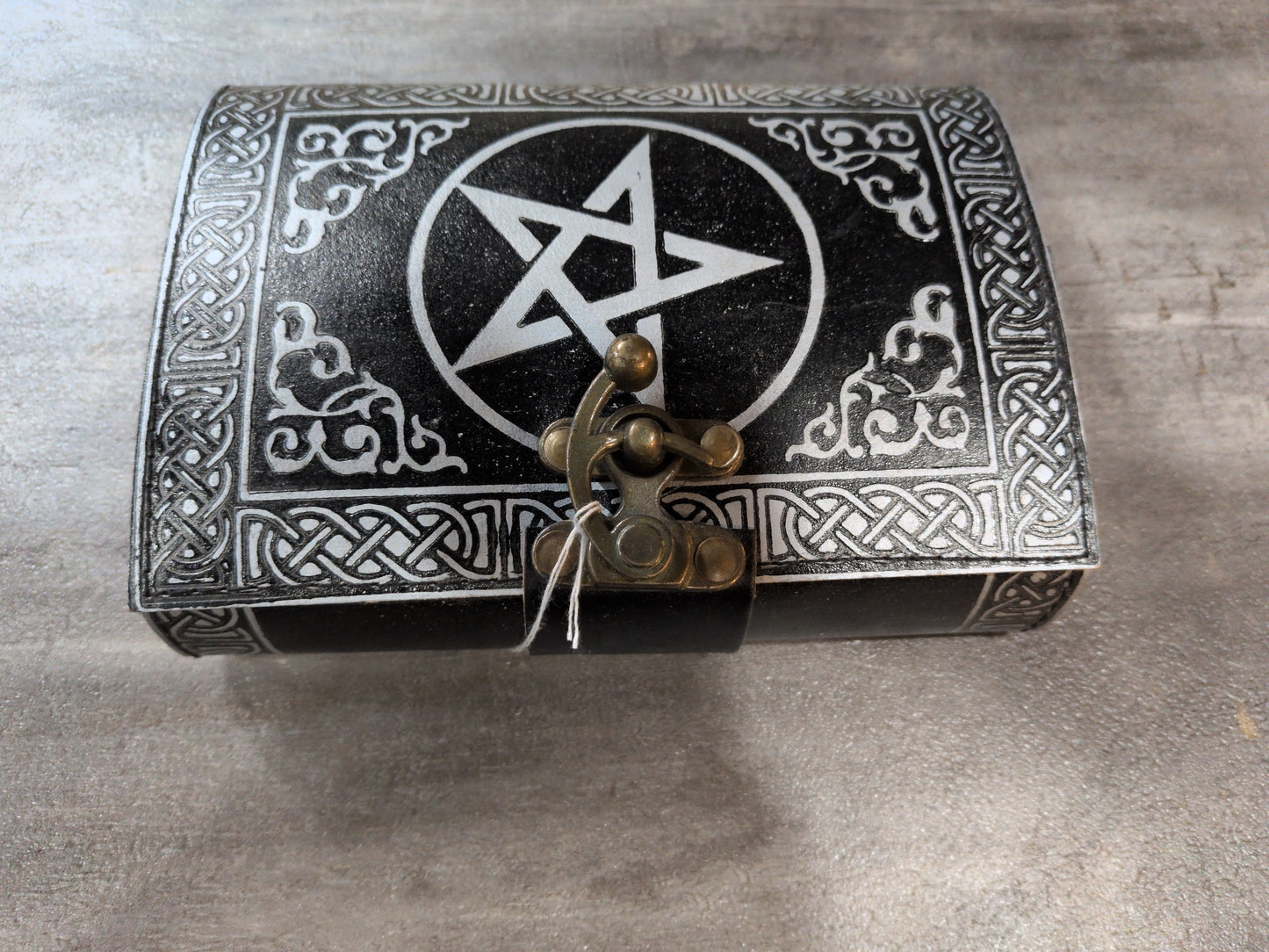 Black and Silver Pentagram Journal 5x7