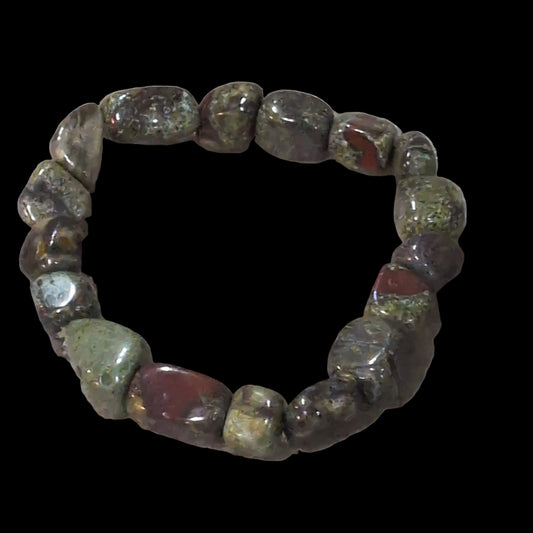 Dragon's Blood Jasper Nugget Bracelet