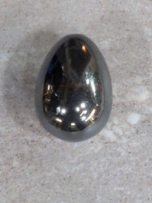 Hematite 45mm Egg