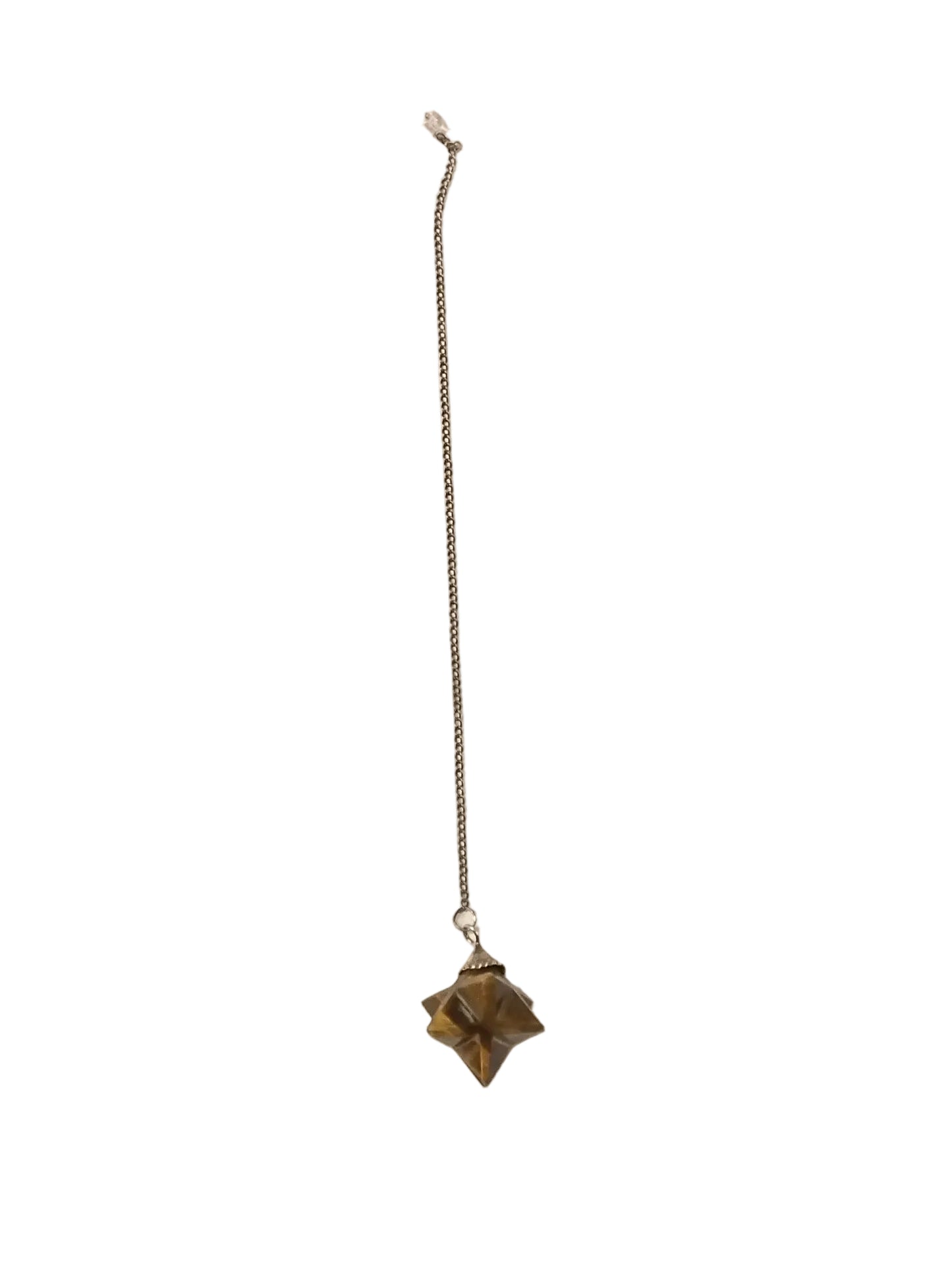 Tiger Eye Merkaba Pendulum