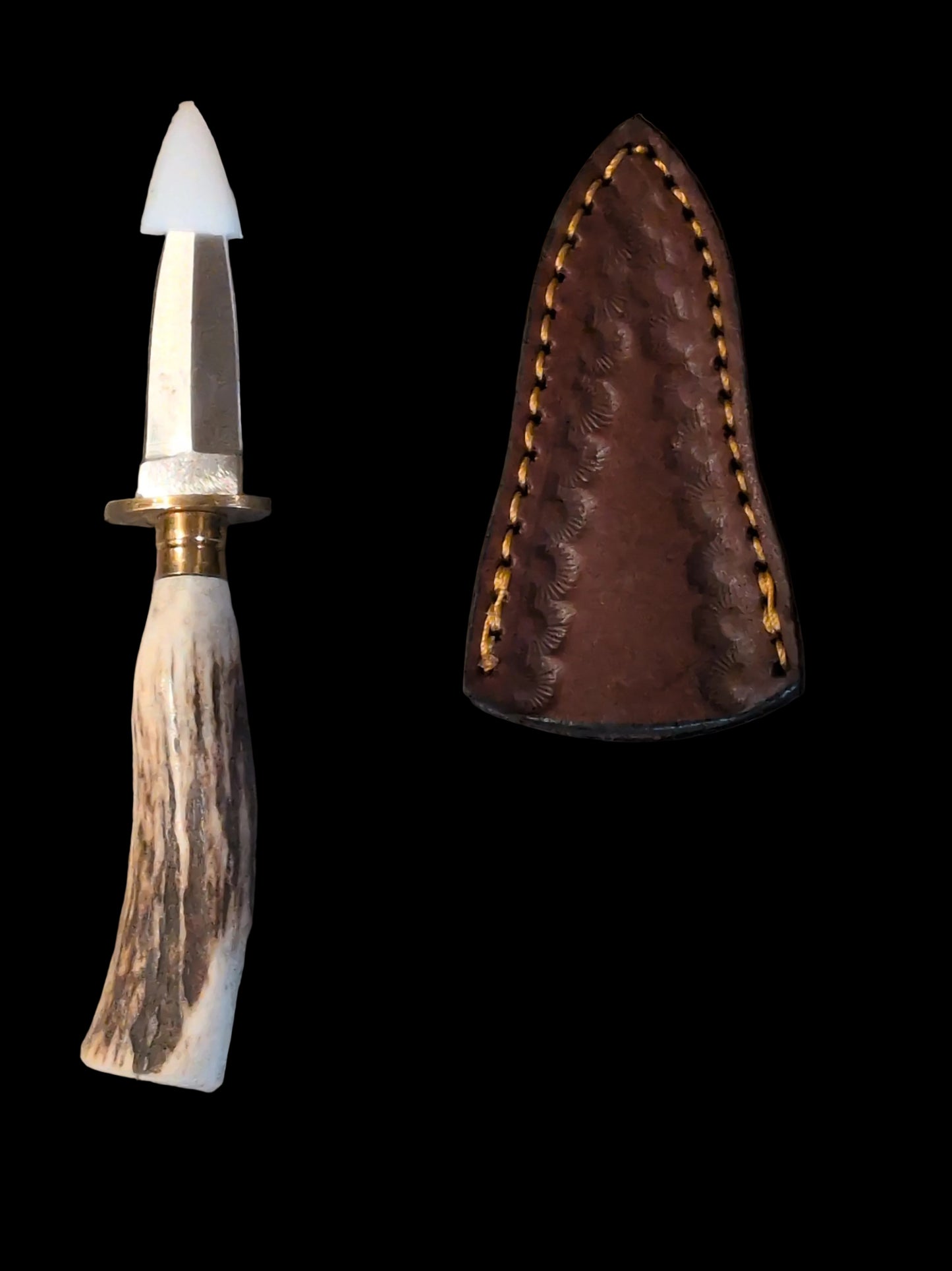 5" Stag Steel Athame