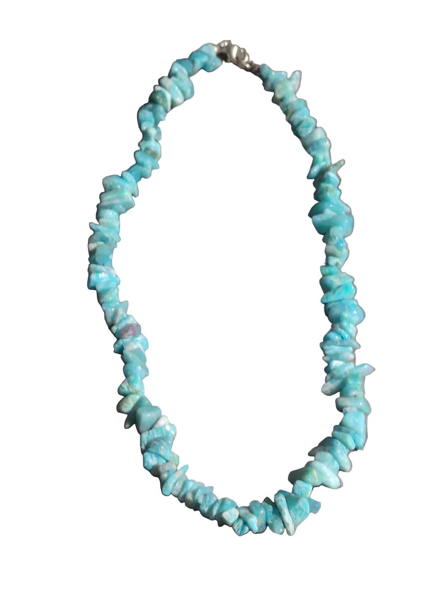 Gemstone Chips Choker- Amazonite