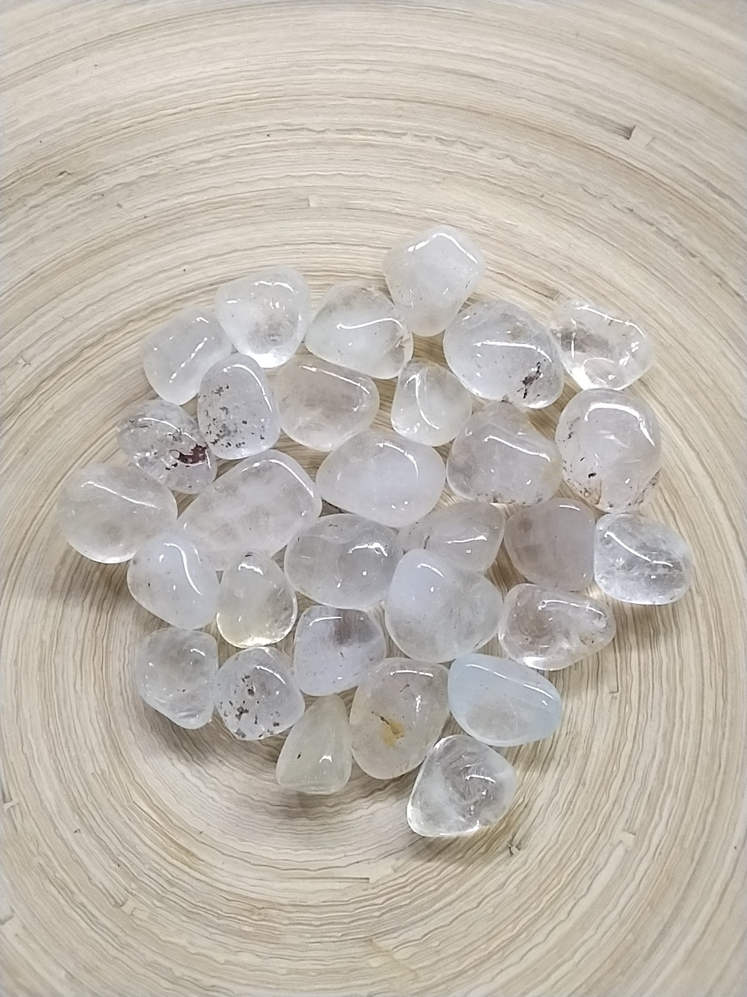 Silver Topaz Tumbled stone
