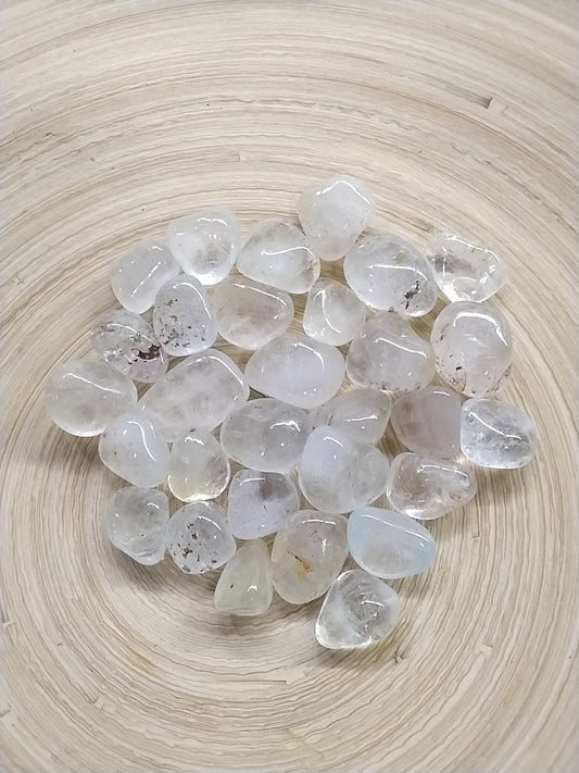 Silver Topaz Tumbled stone