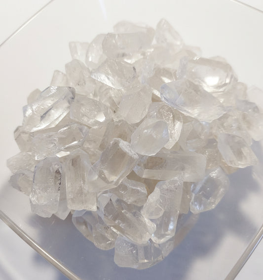 Natural Point Clear Quartz