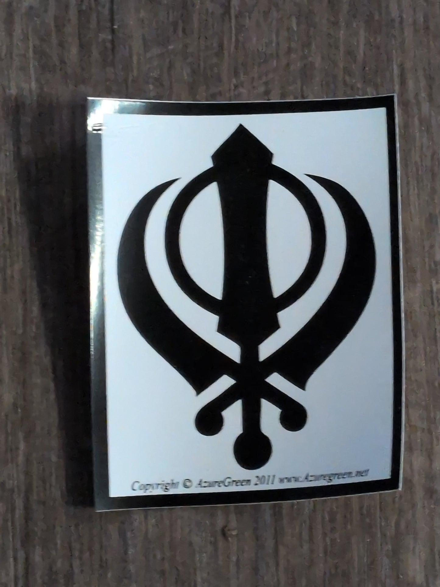 2x3 Khanda Sticker