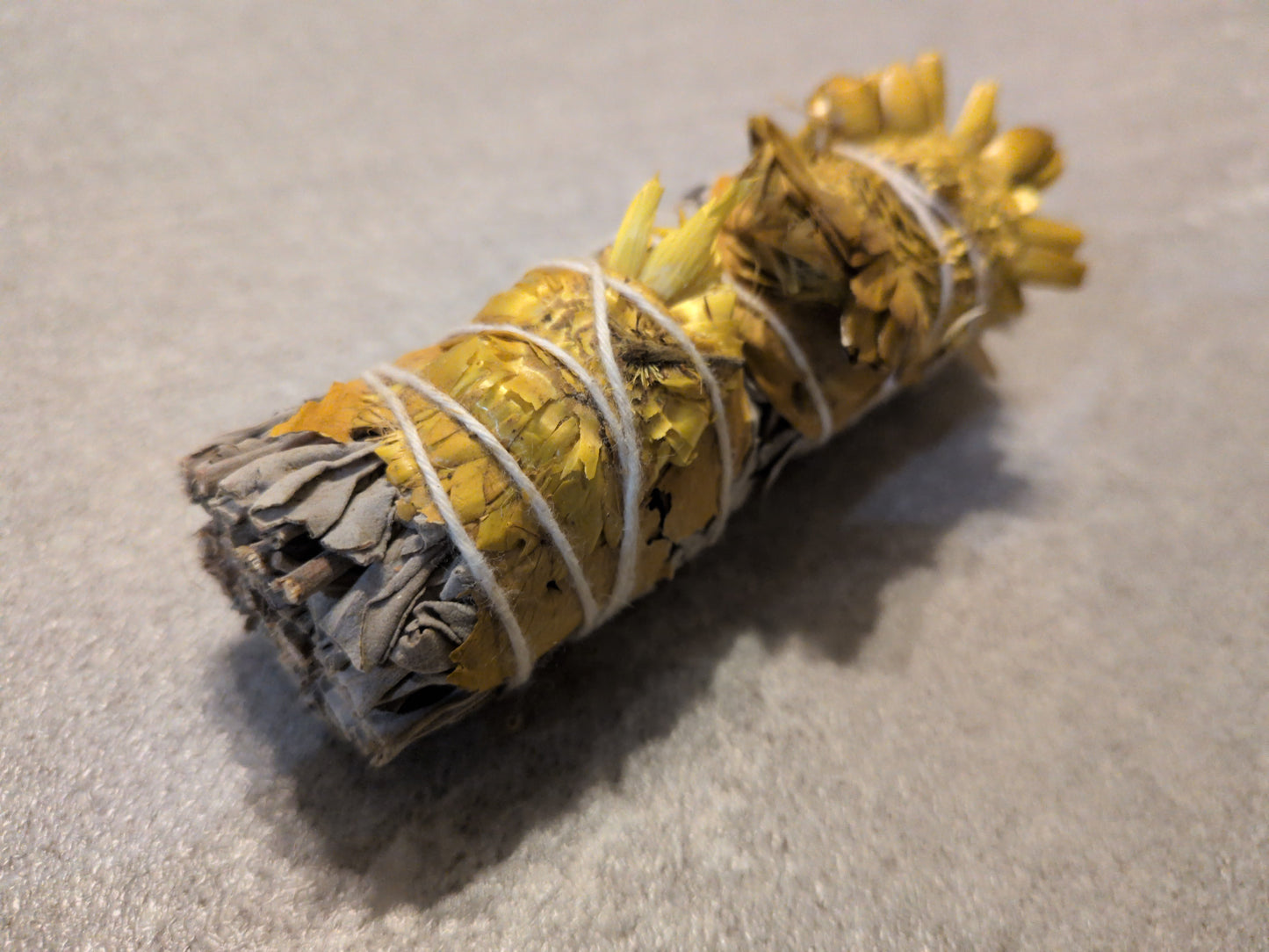 Yellow Sun Flower White Sage Bundle