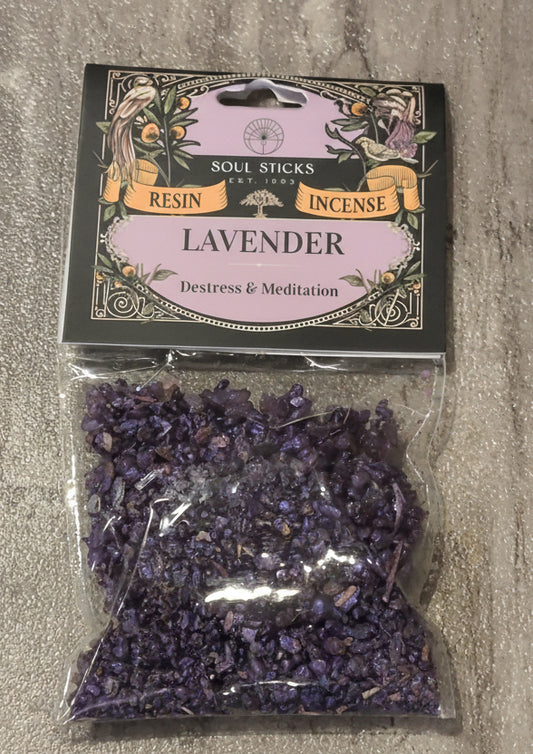 Soul Sticks Resin Incense Lavender