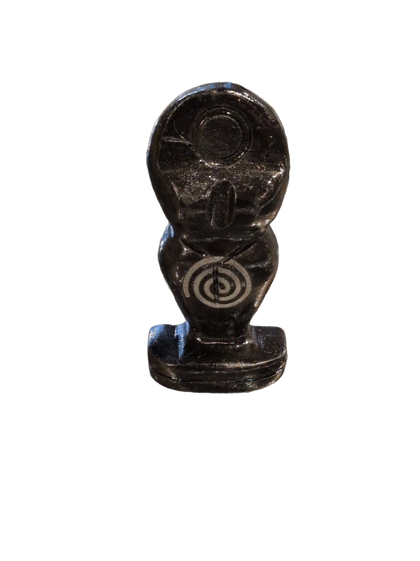 1.5" Black Spiral Goddess figurine