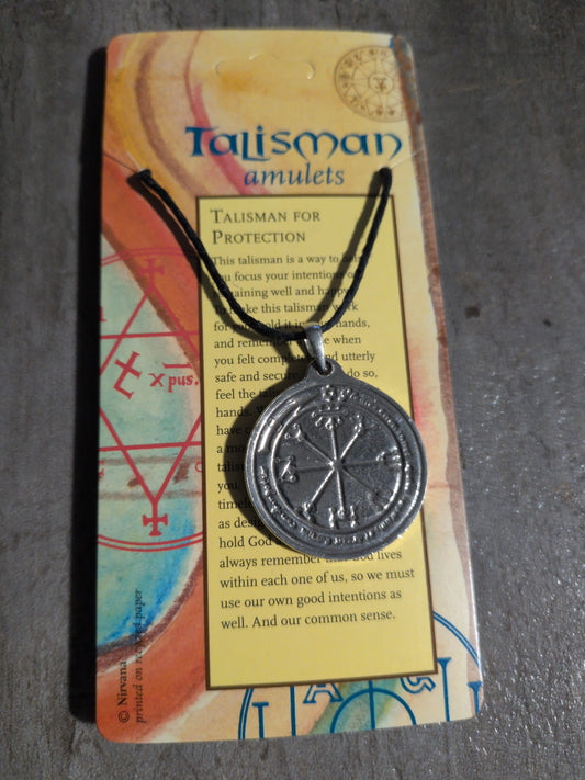 Talisman Amulets Talisman for Protection #2 Pewter Pendant