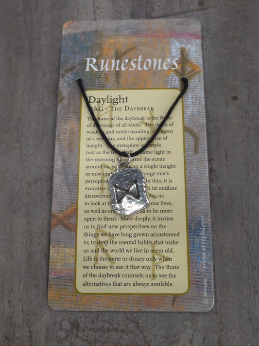 Runestones Daylight Pewter Pendant
