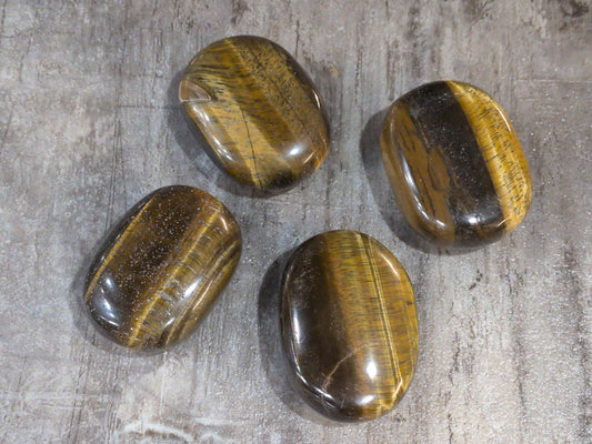 Tiger Eye palm stone Priced Each