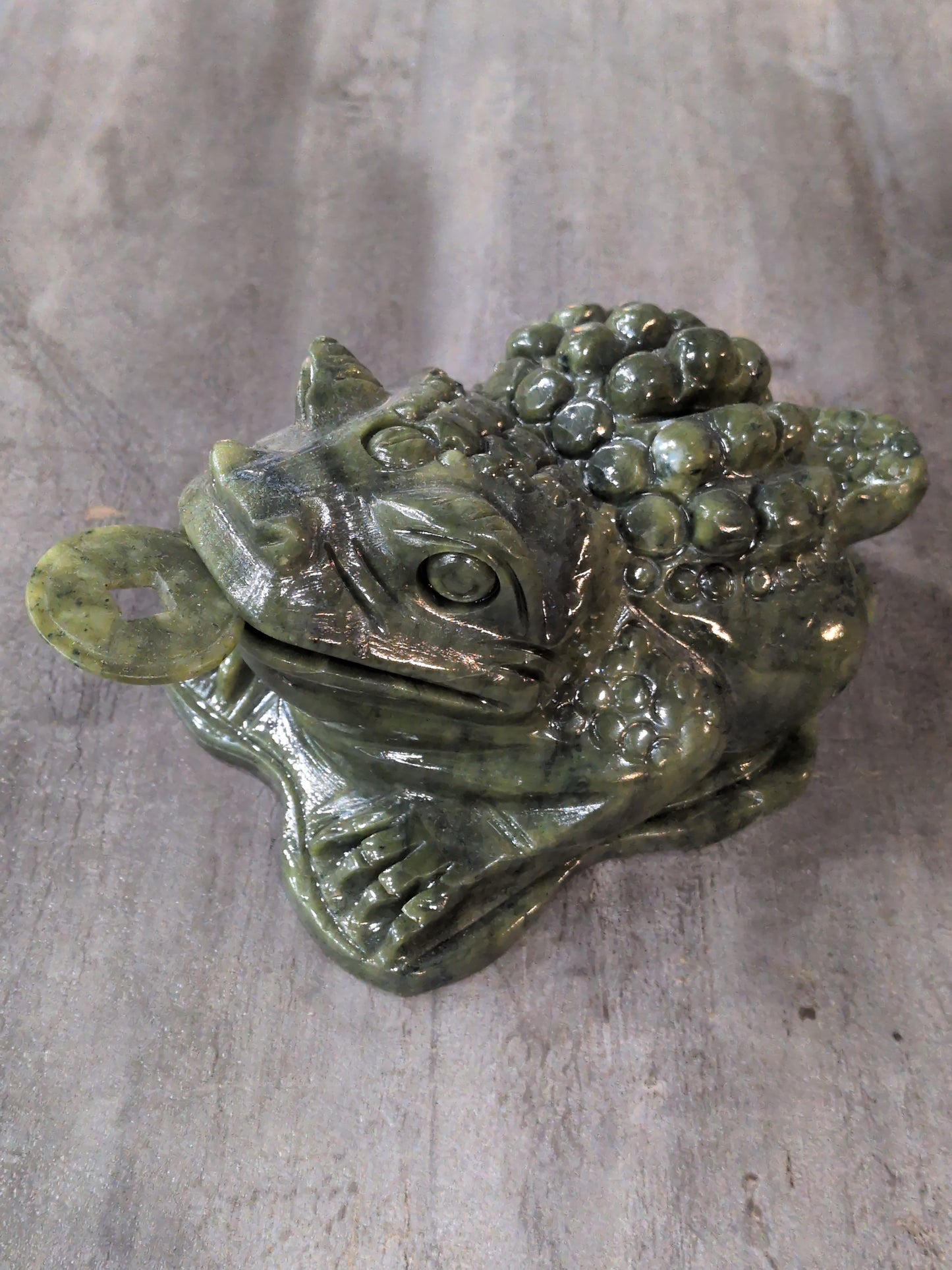 Green Jade Money Frog